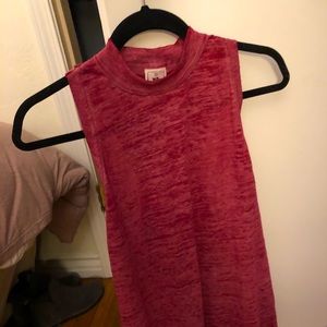 High Neck Free People Racerback Tank